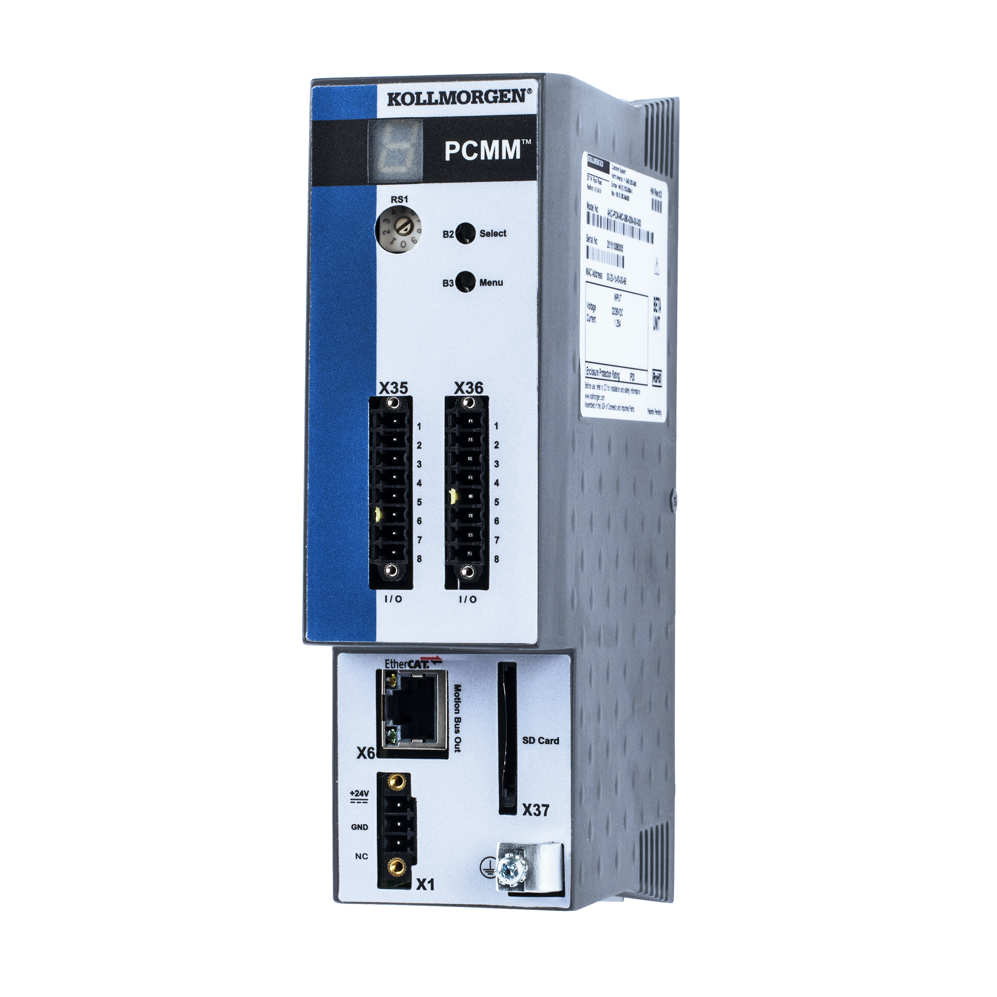 Commande (ou contrôleur) multi-axes PCMM programmable de Kollmorgen