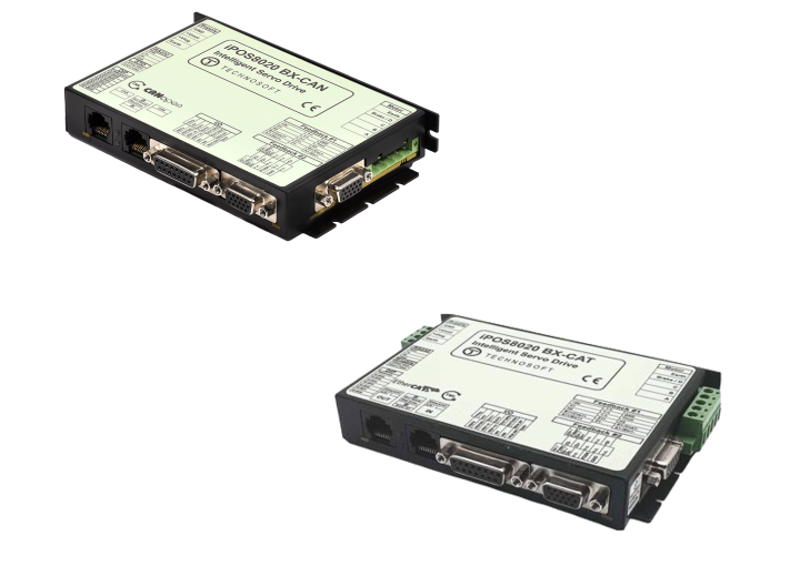 Micro-variateurs intelligents iPOS8020 BX-CAN et iPOS8020 BX-CAT de Technosoft
