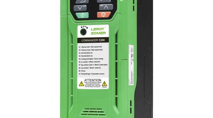 Variateur de vitesse Commander C200 de Nidec Leroy Somer