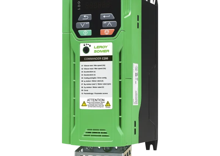 Variateur de vitesse Commander C200 de Nidec Leroy Somer