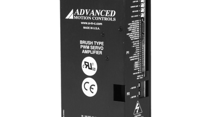 Variateur analogique pour motorisations courant continu PWM d'Advanced Motion Controls (AMC)
