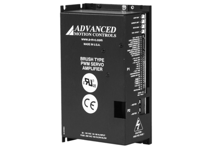 Variateur analogique pour motorisations courant continu PWM d'Advanced Motion Controls (AMC)
