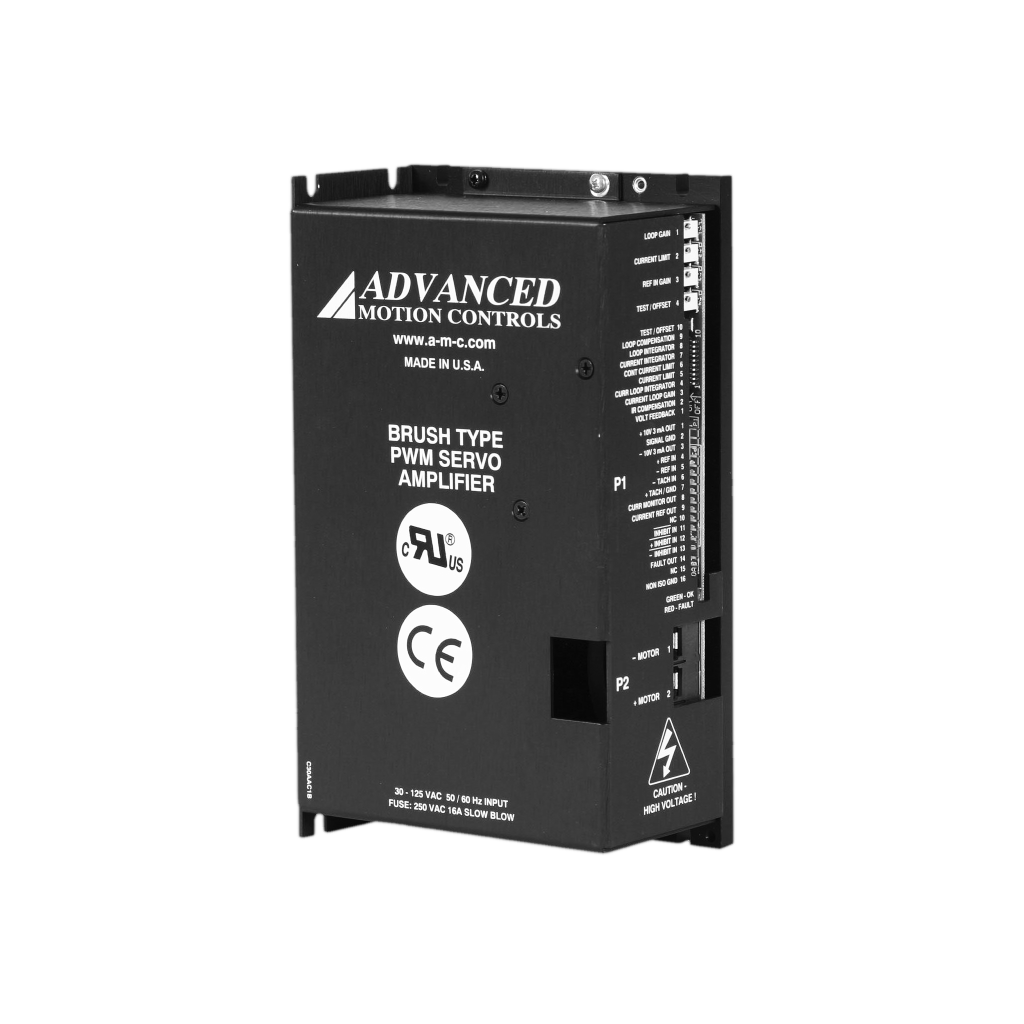 Variateur analogique pour motorisations courant continu PWM d'Advanced Motion Controls (AMC)