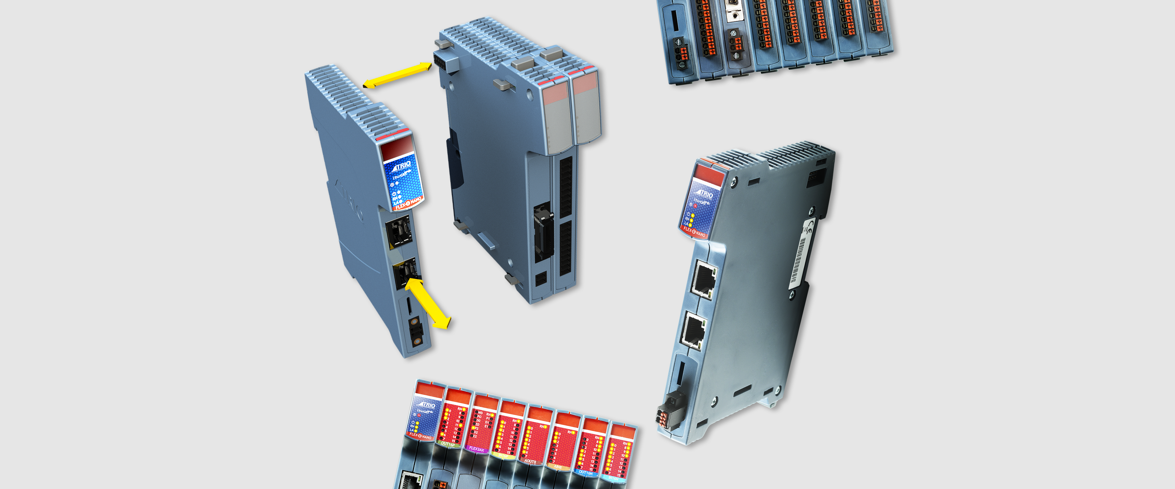 Contrôleurs multi-axes Flex-6 Nano de Trio Motion, avec modules d'extension EtherCAT